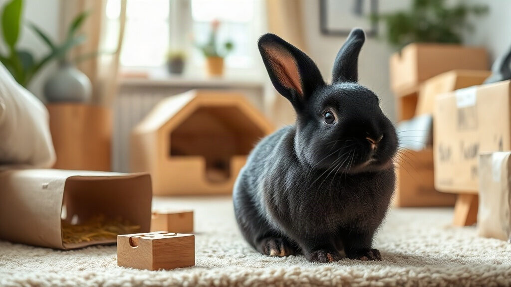 Aménager son salon pour un lapin : le guide complet de Myrtille