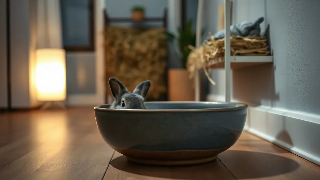 Pourquoi mon lapin fait du bruit avec sa gamelle la nuit